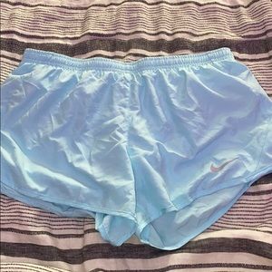 blue nike shorts